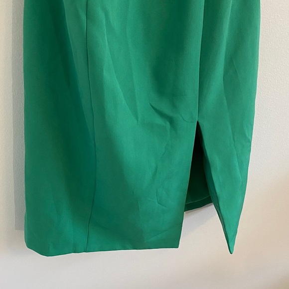 NBD High Neck Halter Open Back Mini Dress NWT Green Size Small - Picture 4 of 8